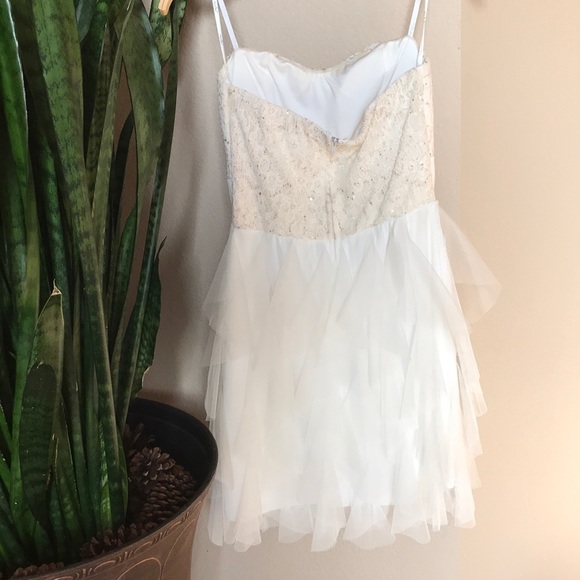 Papaya Mini Ruffle Dress - Picture 3 of 5